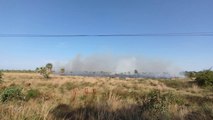 Incendio forestal en en zona Luque - San Bernardino
