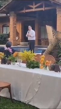 Horacio Cartes, durante una de sus tantas celebraciones de cumpleaños