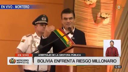 Presidente Paz advierte que Bolivia enfrenta un riesgo millonario por arbitraje a la Gestora