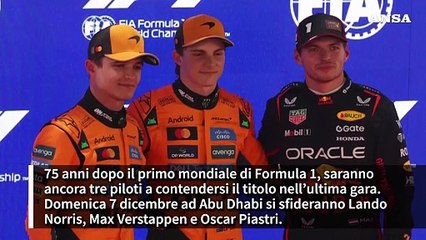 La corsa a tre per il titolo, nell'ultima gara di Formula 1