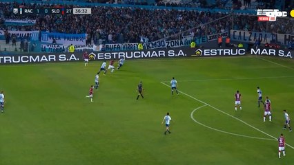 El gol de Adam Bareiro en el empate de San Lorenzo con Racing