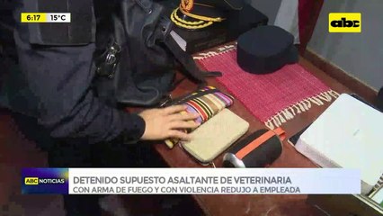 Video: Detenido supuesto asaltante de veterinaria