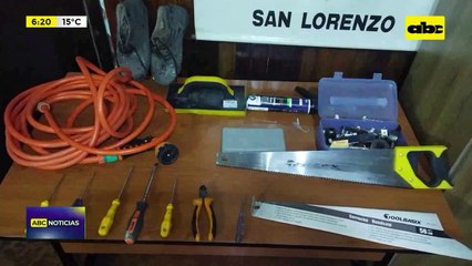 Video: Capturan a hombre con varias herramientas