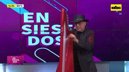 Video: ¡Recibimos al arpista, Víctor Espínola!