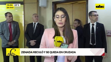 Video: Zenaida Delgado reculó y se queda en Cruzada Nacional