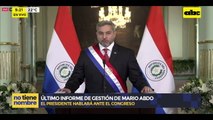 Video: Mario Abdo presenta su último Informe de Gestión