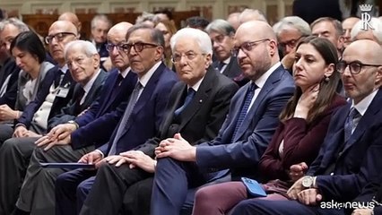 Mattarella alla presentazione dei discorsi parlamentari di Napolitano