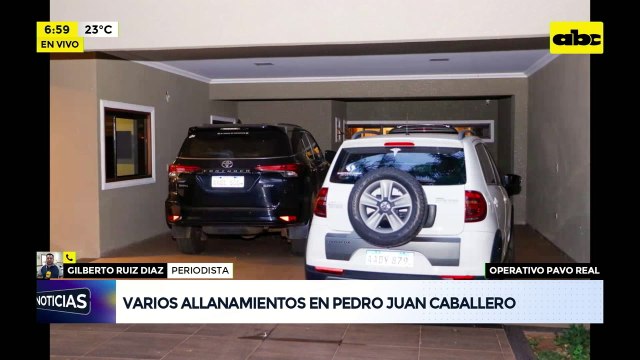 Video: Varios allanamientos simultáneos en bienes relacionados a Pavão