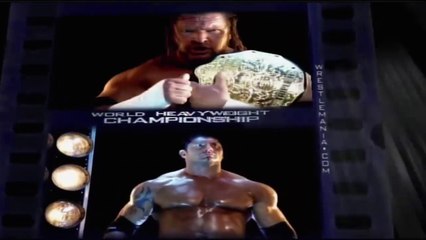 Triple H w/ Ric Flair vs Batista - World Heavyweight Championship Match - WrestleMania 21 3/4/05
