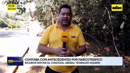 Video: Sicarios matan al concejal liberal Teobaldo Aquino en Capitán Bado