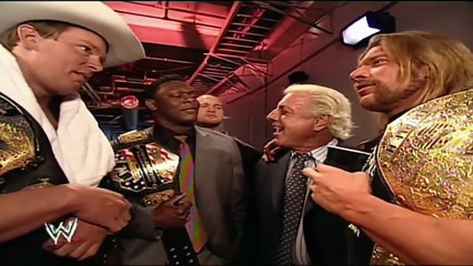 Triple H & JBL backstage segment - WrestleMania 21 3/4/05