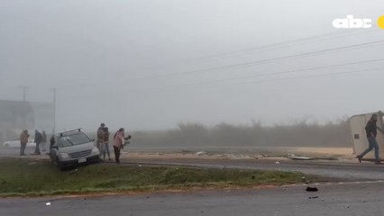 Fatal accidente de tránsito en Caaguazú