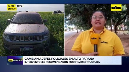 Video: Cambian a jefes policiales en Alto Paraná