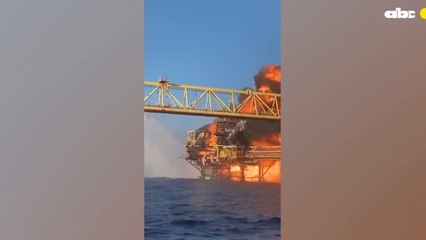 Explotó Plataforma Petrolera En México