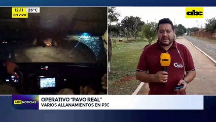 Operativo ‘’Pavo Real’': Varios allanamientos en PJC