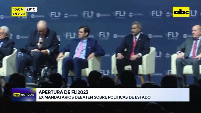 Apertura de FLI2023: Ex mandatarios debaten sobre políticas de estado