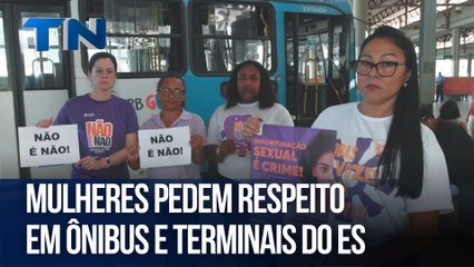 Mulheres pedem respeito em ônibus e terminais do ES