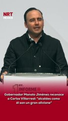 💯 El gobernador Manolo Jiménez no se guardó los elogios y lanzó una frase que resonó fuerte: “Tener alcaldes y alcaldesas como Carlos es un gran aliviane”.