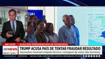 Donald Trump acusa Honduras de tentar fraudar resultado das eleições presidenciais | TEMPO REAL
