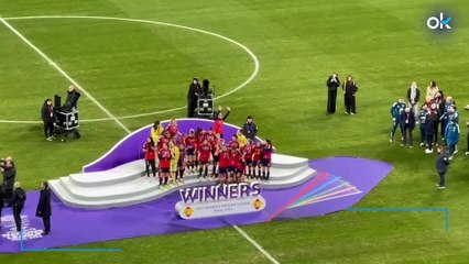 De Madrid al cielo: Irene Paredes levanta el título de Liga de Naciones en el Metropolitano