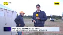 Video: 49 personas pasaron la noche en el albergue de la Costanera