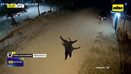 Video: Persecución, balacera y presunto motoasaltante muerto en Mariano Roque Alonso