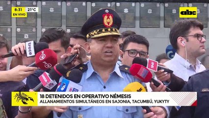 Video: 18 detenidos en Operativo Nemesis