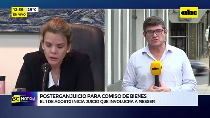 Video: Postergan juicio para comiso de bienes