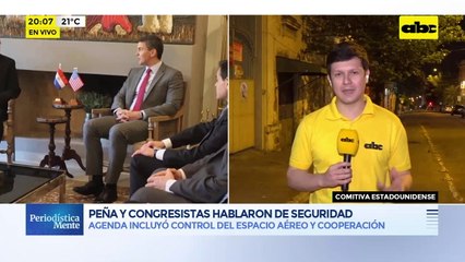 Video: Santiago Peña y congresistas de EE.UU. hablaron de seguridad y comercio en reunión