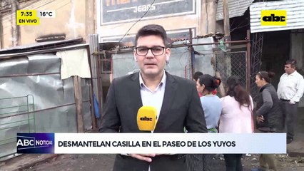 Video: Desmantelan casilla en el paseo de los yuyos