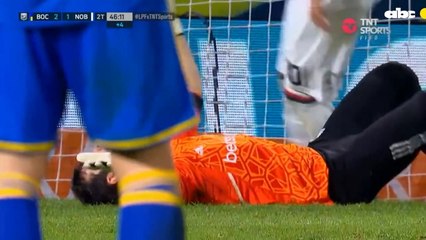 El gol de Jorge Recalde en la derrota de Newell's contra Boca Juniors