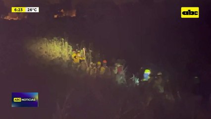Video: Quema de pastizales en ruta Luque-San Bernardino
