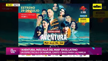 Video: “Aventura, más allá del mar” en el Teatro Latino