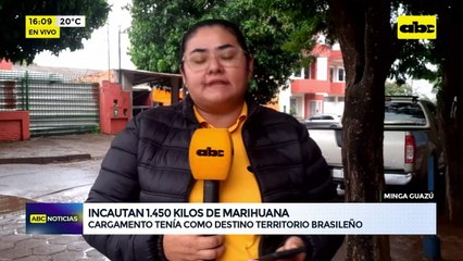 Video: Incautan 1.450 kilos de marihuana que tenía como destino el territorio brasileño