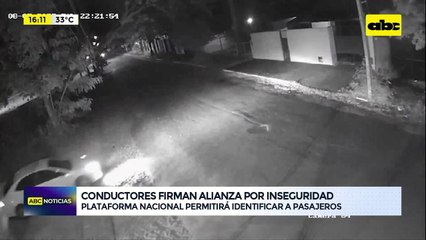 Video: conductores de plataformas se alían contra la inseguridad