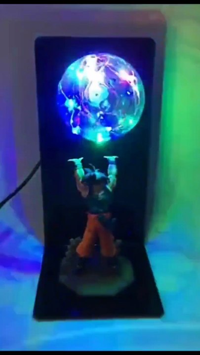 Ultra Instinct into your room with this dynamic Dragon Ball Z Son Goku DIY LED Lamp