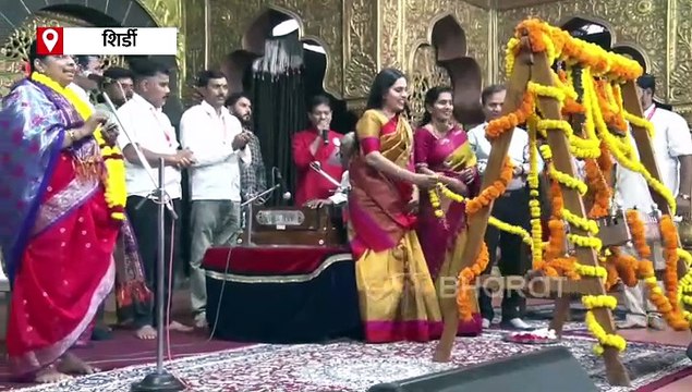 साईबाबा मंदिर परिसरात मोठ्या भक्ती भावात दत्त जयंती सोहळा, शिर्डीत भाविकांची मोठी गर्दी