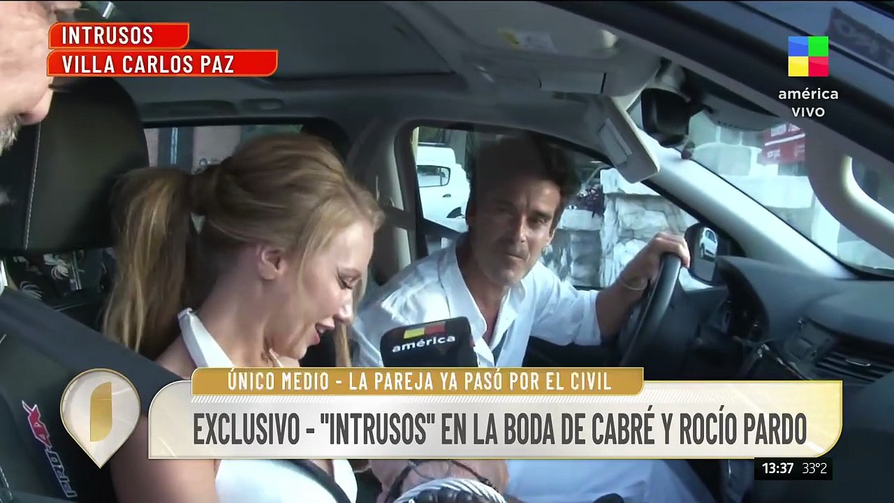 Nicolás Cabré se reconcilió con Intrusos y habló tras casarse con Rocío Pardo: "Estoy..."