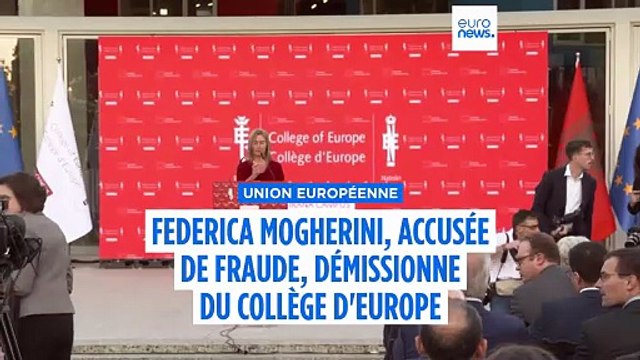 Federica Mogherini quitte le Collège d’Europe après des accusations de fraude