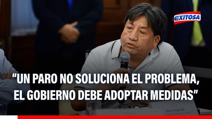 Héctor Vargas: "Un paro no soluciona el problema, el Gobierno debe adoptar medidas para combatir la inseguridad"