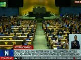 Especialistas de la ONU han levantado la voz ante amenazas estadounidenses contra Venezuela