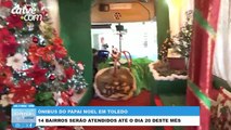 Ônibus do Papai Noel faz parte da programação de Natal em Toledo