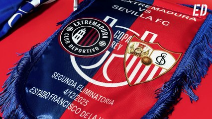 Críticas al Sevilla por confundirse de ciudad en el cartel del partido contra el Extremadura