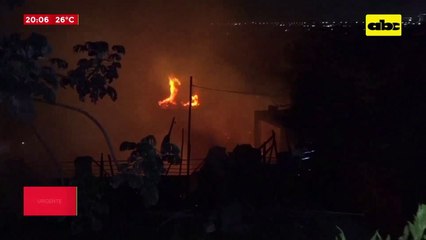 Video: incendio de gran magnitud en la Chacarita