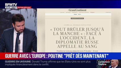"Tout brûler jusqu'à la Manche": le pamphlet de la diplomatie russe qui vise l'Occident