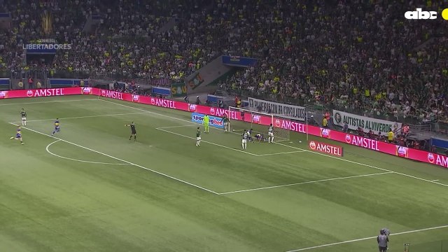 Los goles del empate en los 90 minutos entre Palmeiras y Boca Juniors