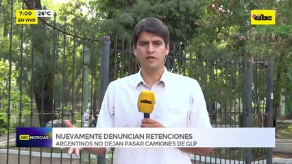 Video: Camiones con gas nuevamente retenidos