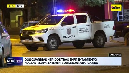 Video: Dos guardias heridos tras enfrentamiento