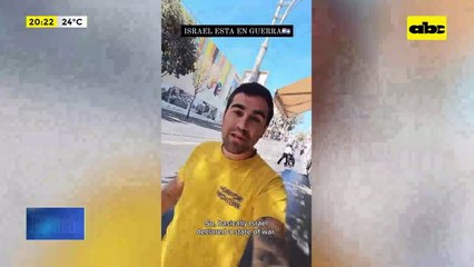 Video: paraguayo que estuvo en Israel critica respuesta de la embajada paraguaya