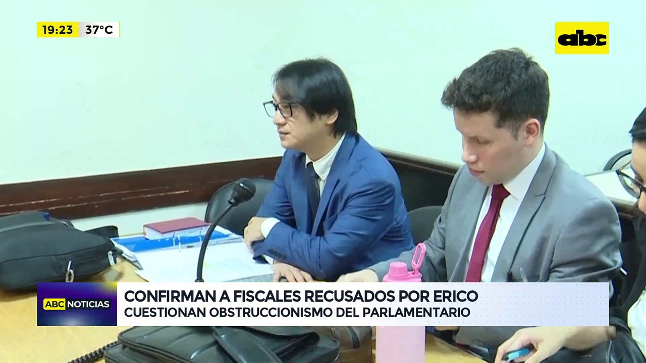 Video: confirman a fiscales recusados por Erico Galeano